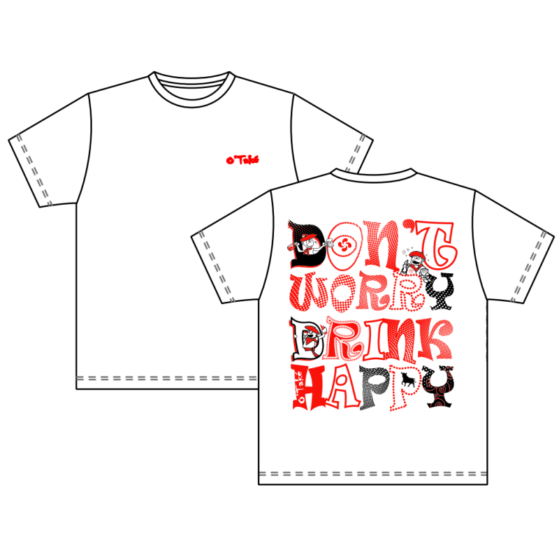 T-SHIRT HOMME "DRINK HAPPY"