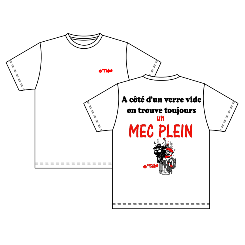 T-SHIRT HOMME "MEC PLEIN"