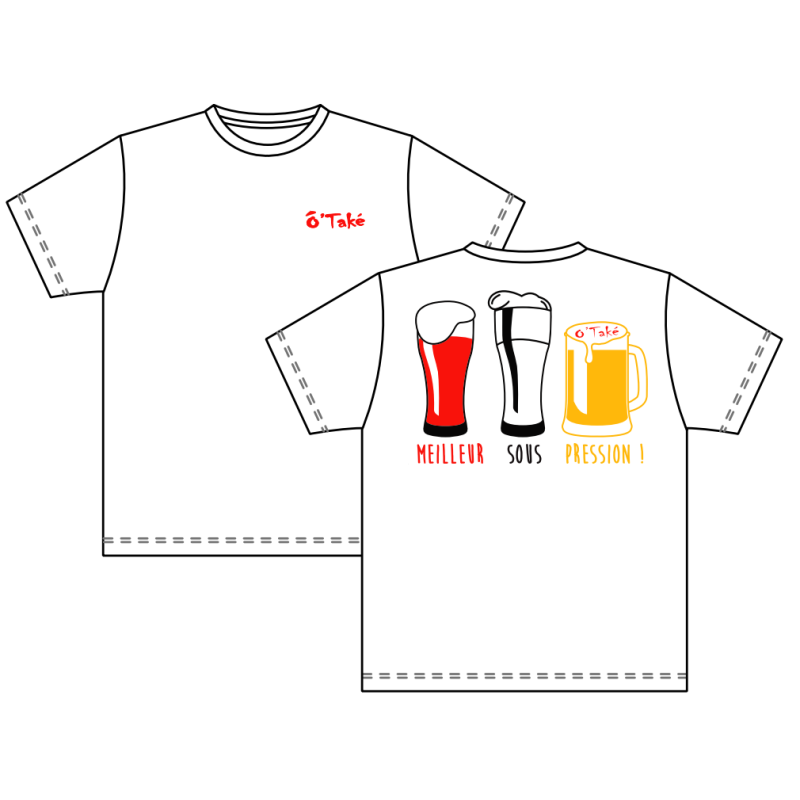 T-SHIRT "MEILLEUR SOUS PRESSION"