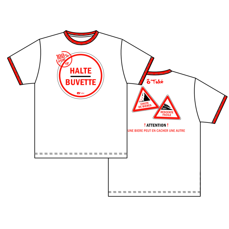 T-SHIRT "HALTE BUVETTE"