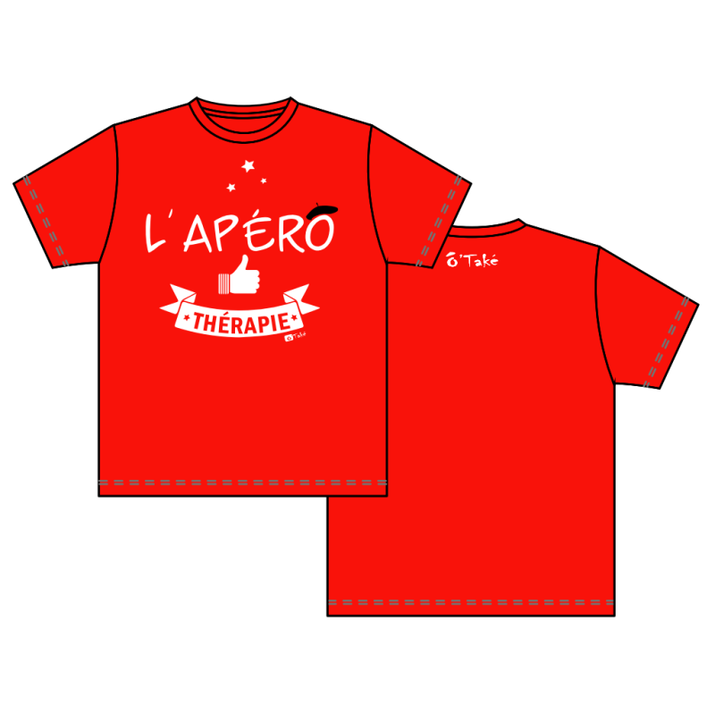 T-SHIRT "L'APERO THERAPIE"