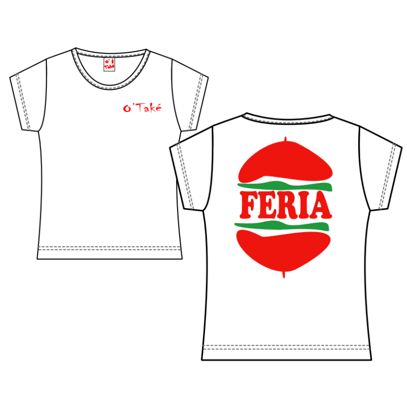 T-SHIRT FEMME BURGER