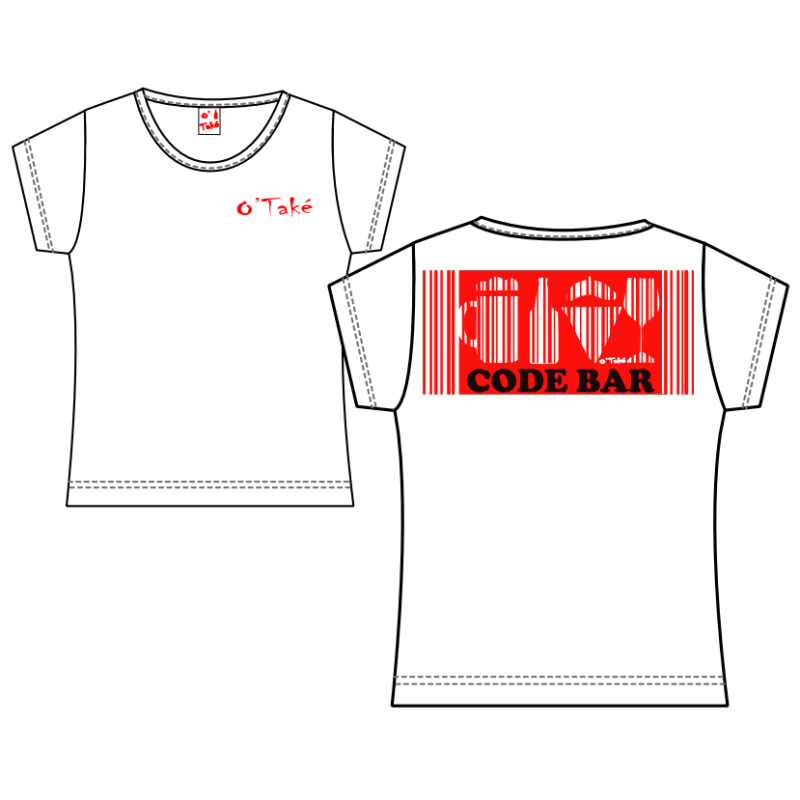 T-SHIRT FEMME CODE BAR