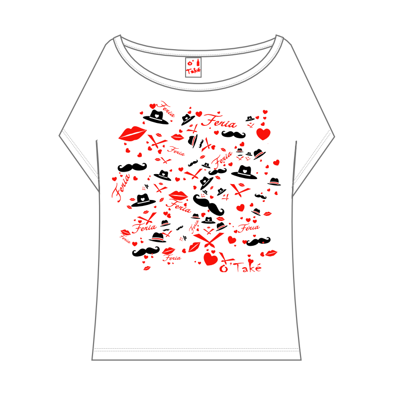 T-SHIRT FEMME SEMI-CHAPEAUX