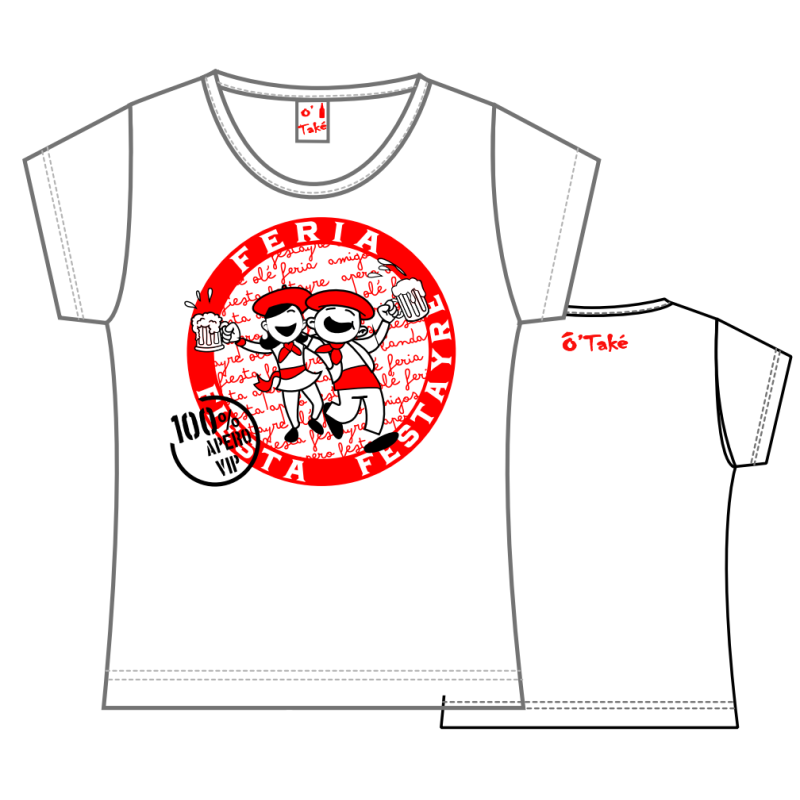 T-SHIRT FEMME FIESTA FESTAYRE