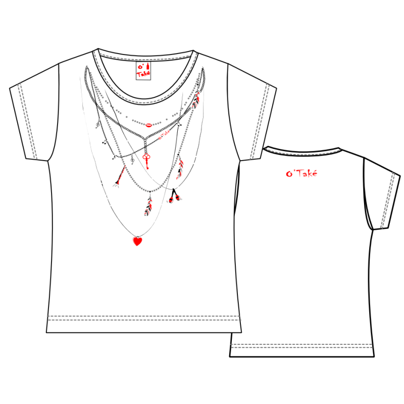 T-SHIRT FEMME SAUTOIR