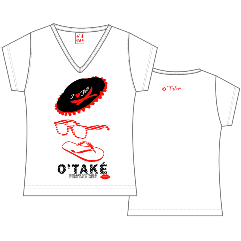 T-SHIRT FEMME CHAPEAU
