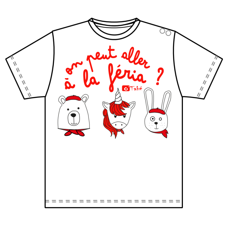 T-SHIRT BEBE ON PEUT ALLER...