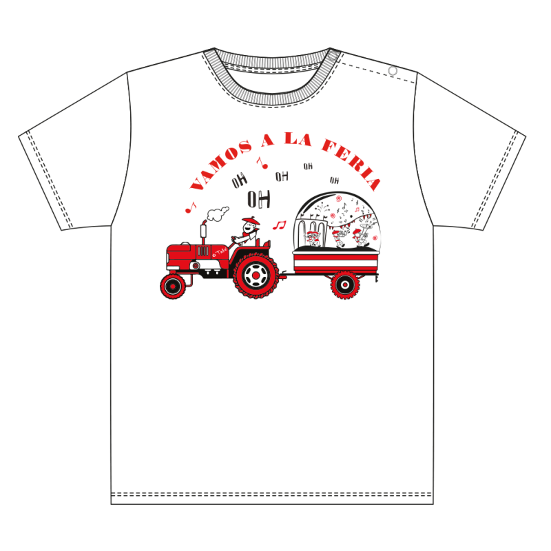 T-SHIRT BEBE VAMOS A LA FÉRIA