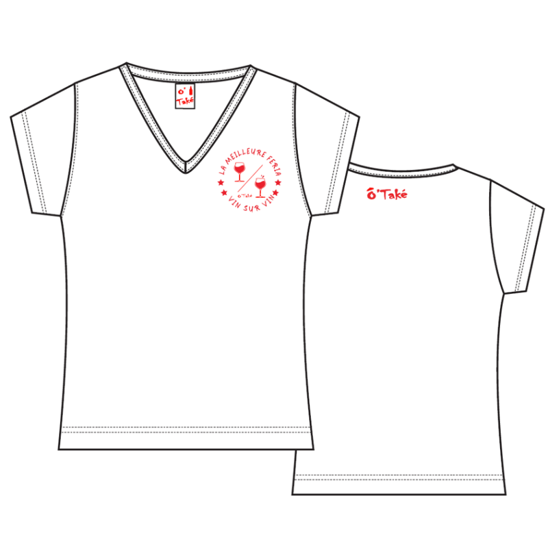 T-SHIRT FEMME VIN SUR VIN