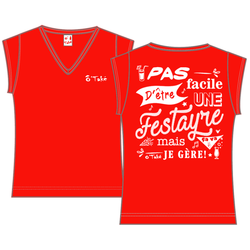 T-SHIRT FEMME JE GERE