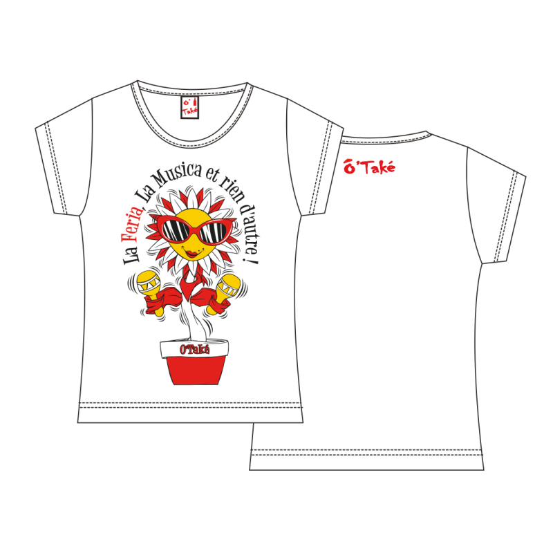 T-SHIRT FEMME FIESTA MUSICA