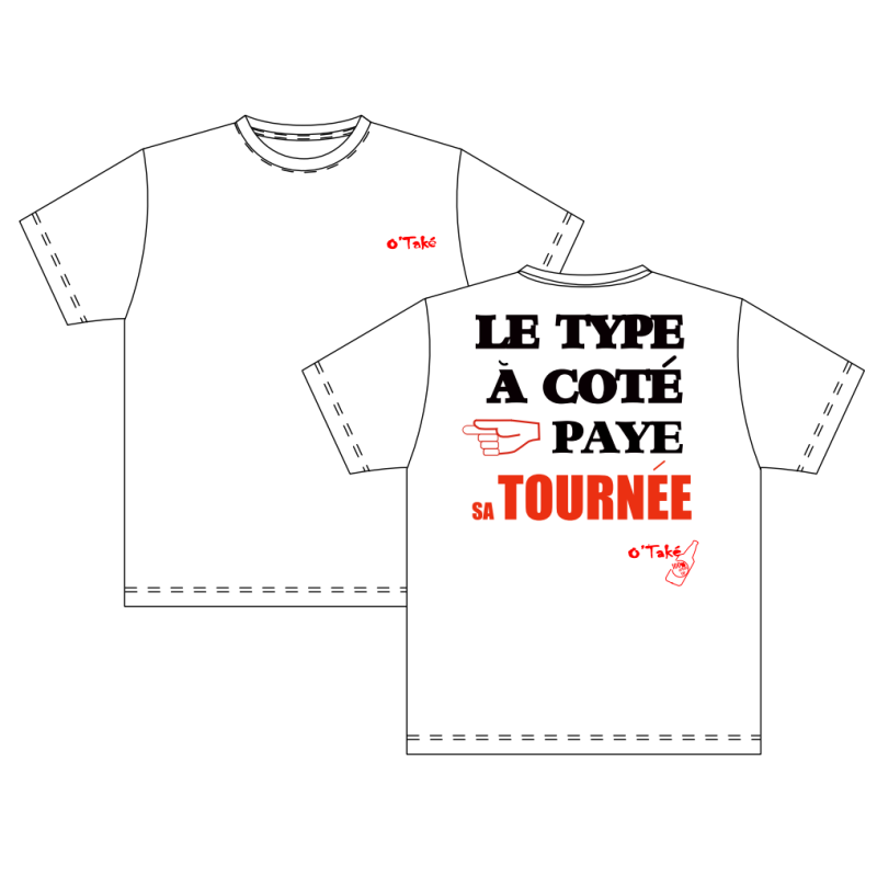 T-SHIRT HOMME "TOURNEE"