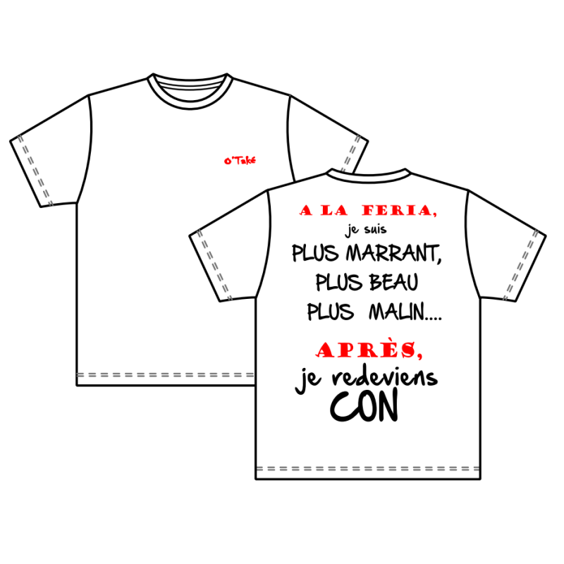 T-SHIRT HOMME "A LA FERIA..."